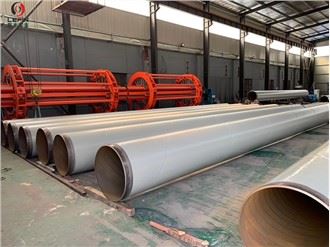 AWWA C213 FBE أنبوب فولاذي مطلي